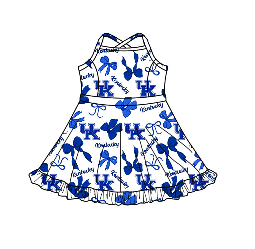 ( Moq 5 Each Style ) Baby Girls Kids Blue Bows Sibling Team Shorts Dresses Set