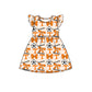 ( Moq 5 each style ) Baby Girl Toddler T Team Orange Bows ‌Soccer‌ Sibling Romper Dress Set 6.14