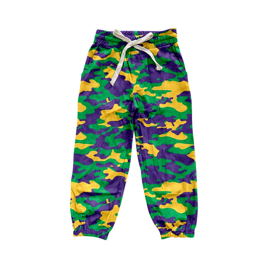 Baby Boy Mardi Gras Camo Pocket Pants