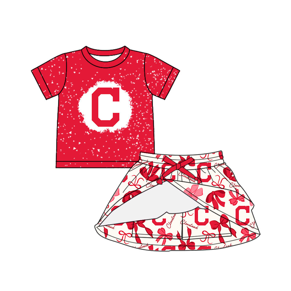 ( Moq 5 each style ) Baby Girl Team C Bows Sibling Dress Set 5.21