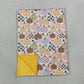 Baby Girls Kids Pumpkins Flower Fall Blanket RTS