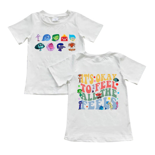 Baby Kids Short Sleeves Movie Summer Movie Tee Shirt