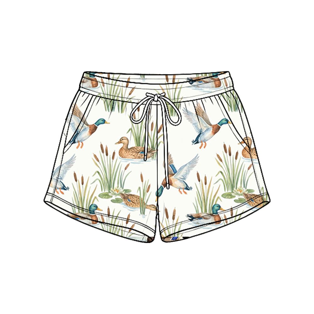 ( Moq 5 ) Preorder Baby Boys Kids Pockets Shorts Bottoms Ducks Clothes