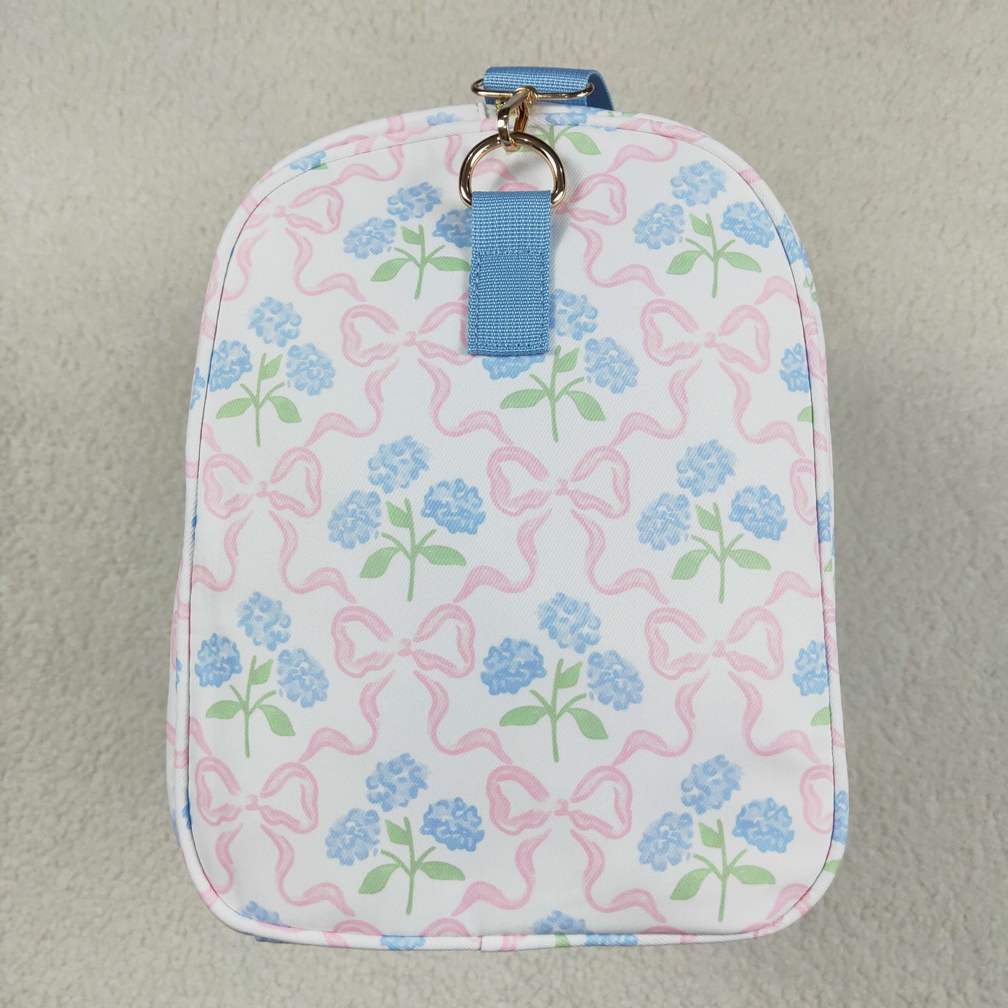 Baby Girl Kids Adult Flower Bows Blue Ruffle Travel Package Gym Bags RTS