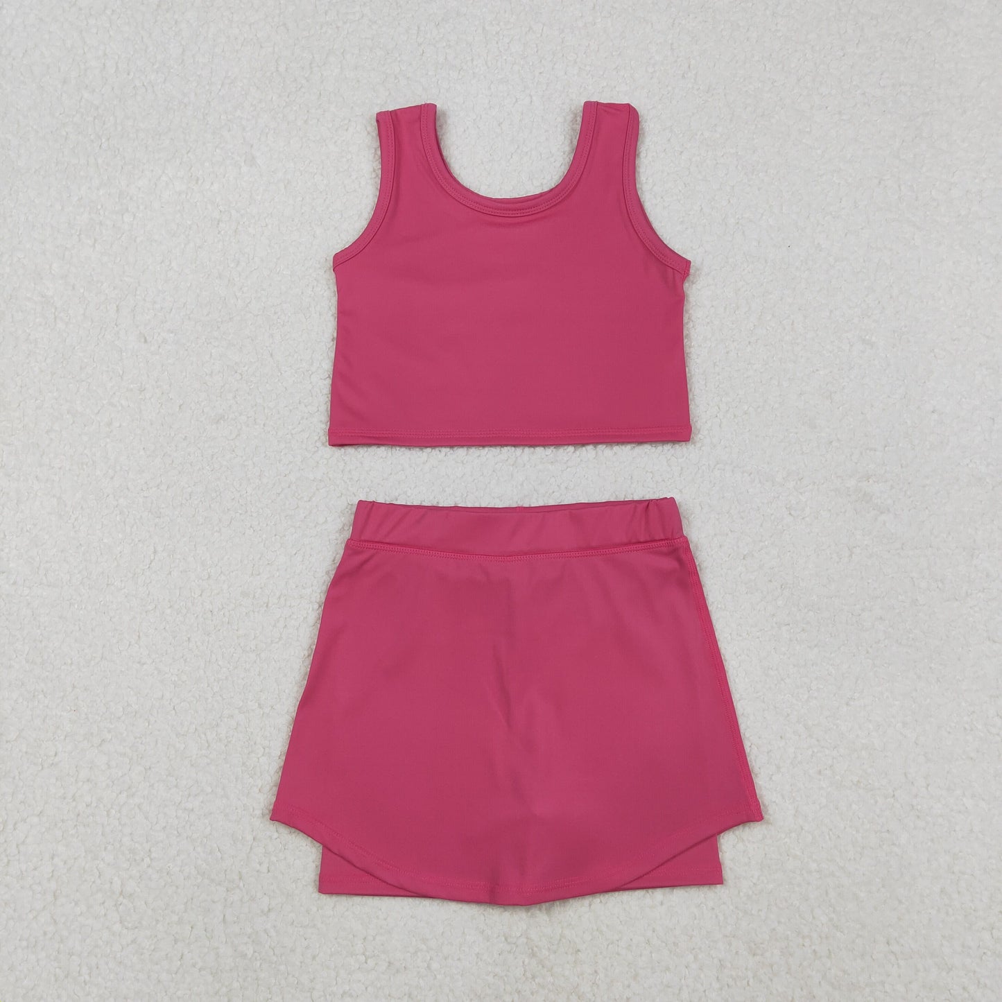 Baby Girl Sleeveless Watermelon Red Vest Tops Shorts Skirt Skort Yoga Active Set RTS