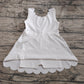 Baby Girl Sleeveless White Yoga Active Knee Length Dress RTS