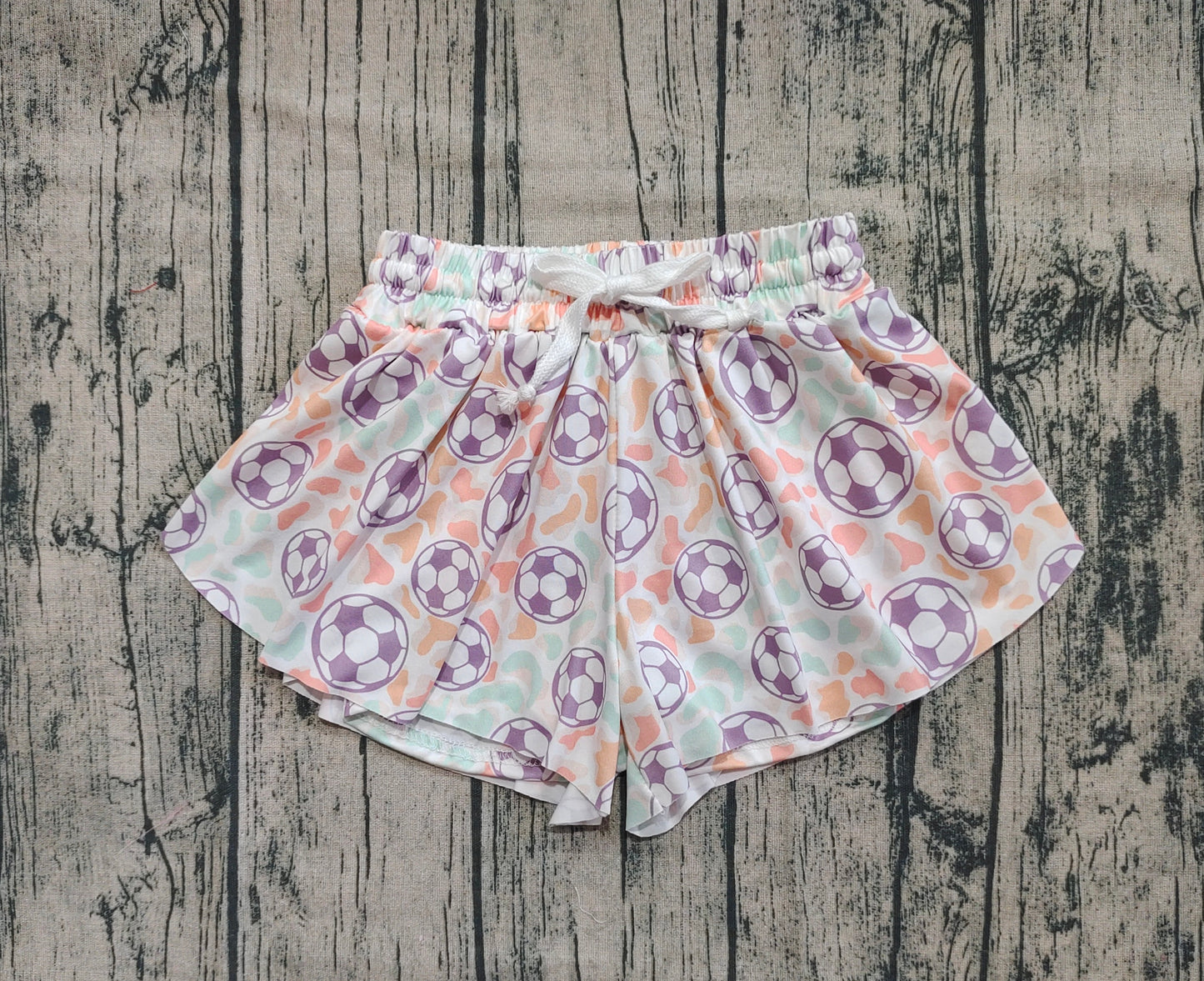 Baby Girl Soccer Leopard Shorts Summer Bottoms RTS