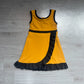 ( No moq ) Preorder Baby Girls Kids Sleeveless Shorts Knee Length Scallop Dress Yoga Active Summer Clothes