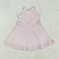 Baby Girl Pink Sleeveless Yoga Active Knee Length Dress RTS