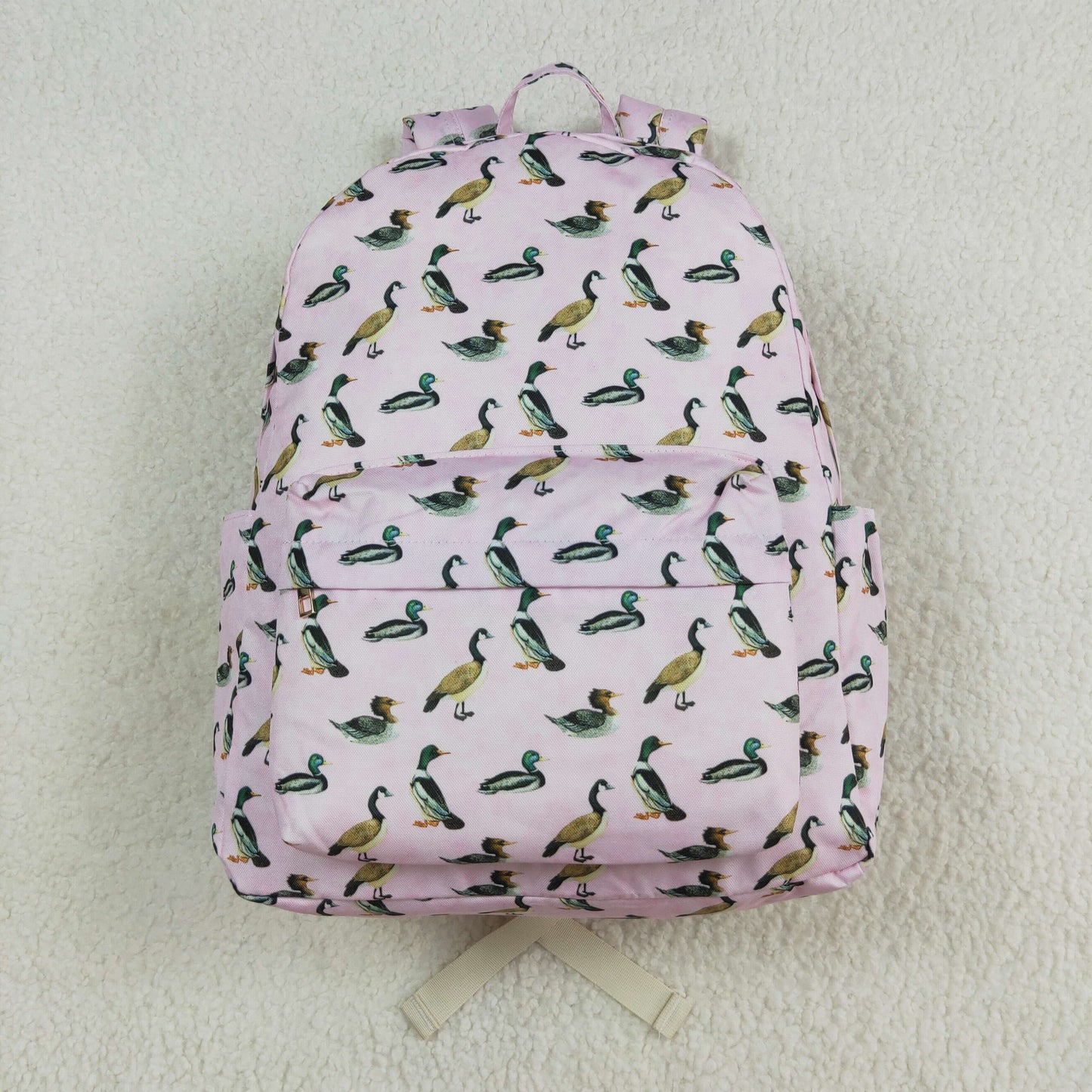 Baby Girl Ducks Pink Backpack Bag