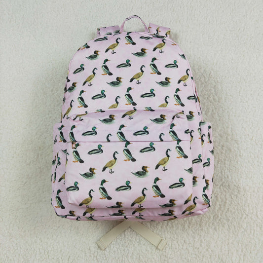 Baby Girl Ducks Pink Backpack Bag