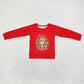 Baby Girl Long Sleeves Christmas Singer Red Shirt