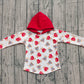Baby Boys Long Sleeve Bears Red Hoodie Pullover Shirt Tops RTS