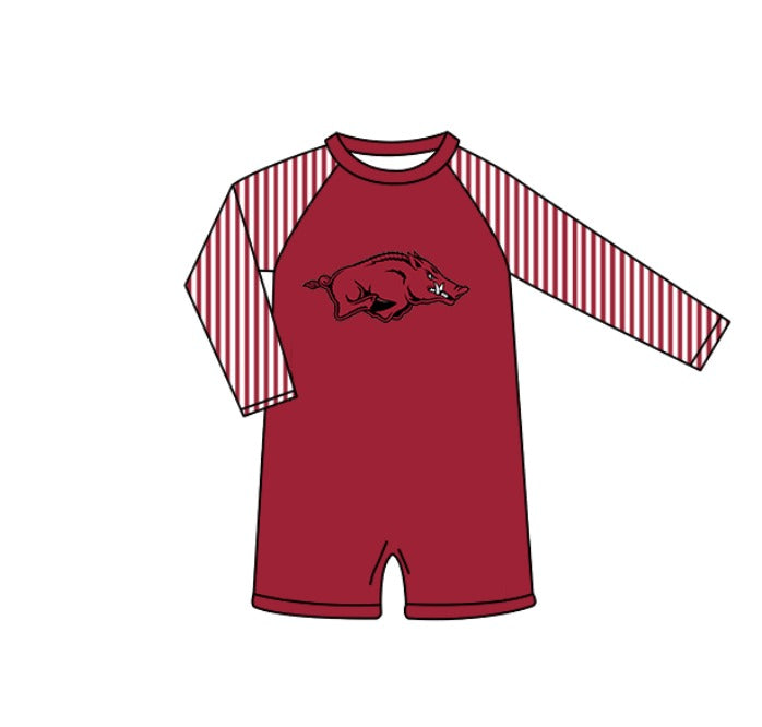 ( Moq 5 Each Style ) Baby Boys Girls Kids Team Sibling Pigs Jumpsuits Sets Swimsuits
