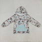 Baby Boy Long Sleeves Ducks Deer Dogs Camo Hunting Pocket Hoodie Shirt RTS