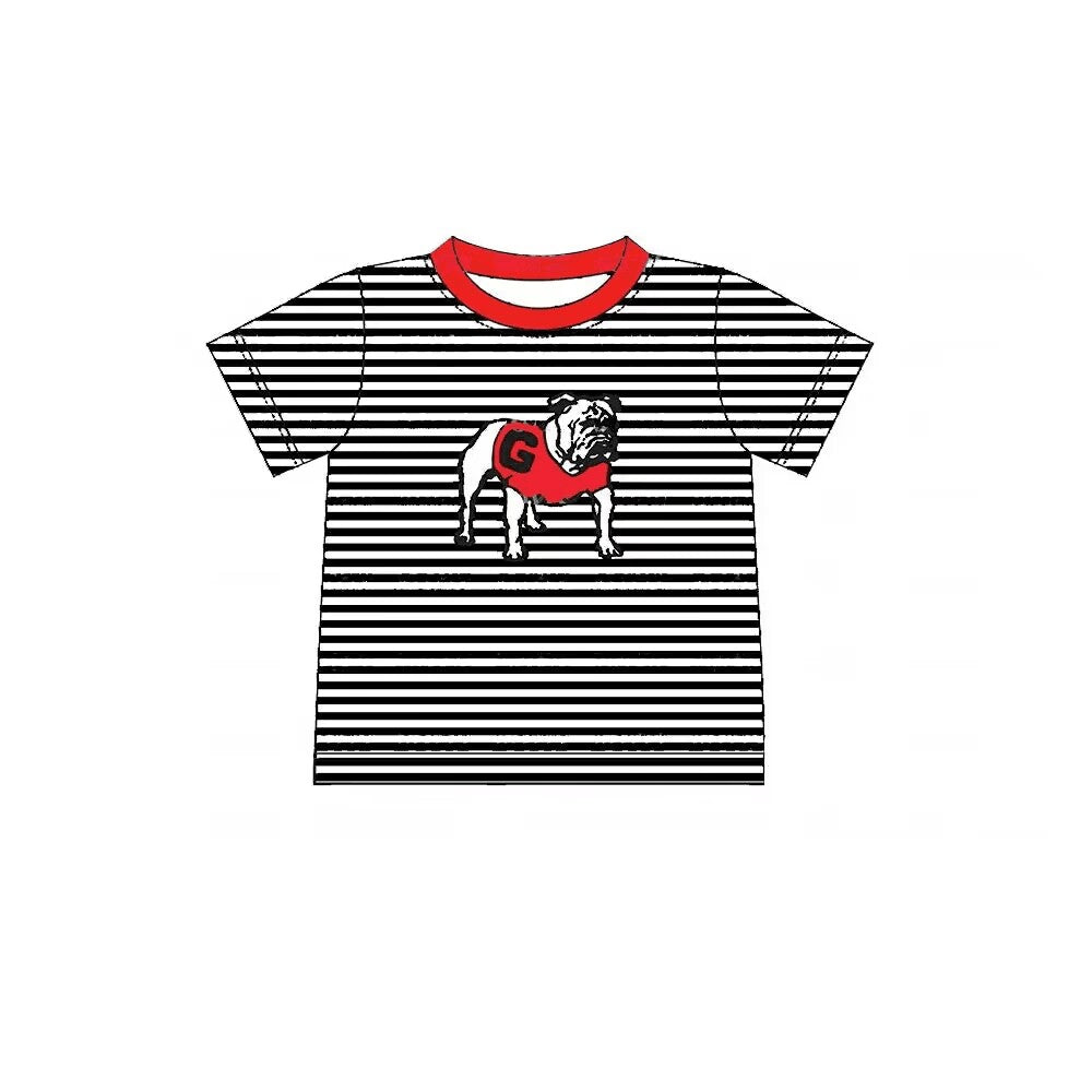 Baby Boys Dog Team Stripes Shirt