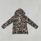 Baby Boys Kids Long Sleeves Brown Camo Pocket Hoodie Zipper Shirt Tops RTS