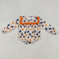 Baby Girl Toddler Long Sleeves Bows Sibling Halloween Ruffle Fall Romper Set RTS