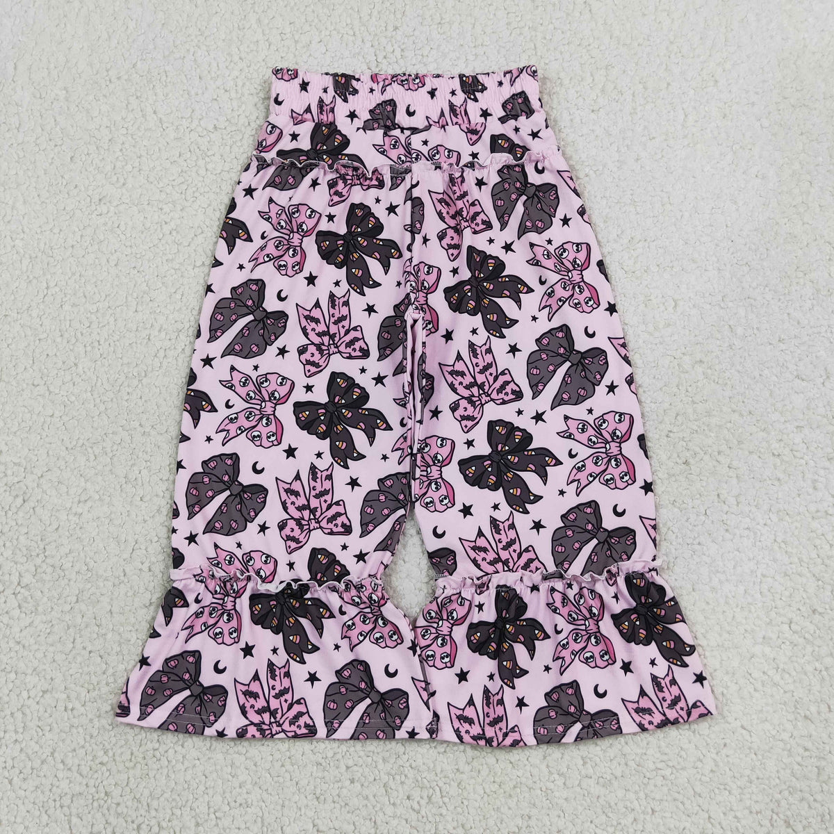 Baby Girls Kids Bows Ruffle Pants Bottoms Halloween Clothes RTS