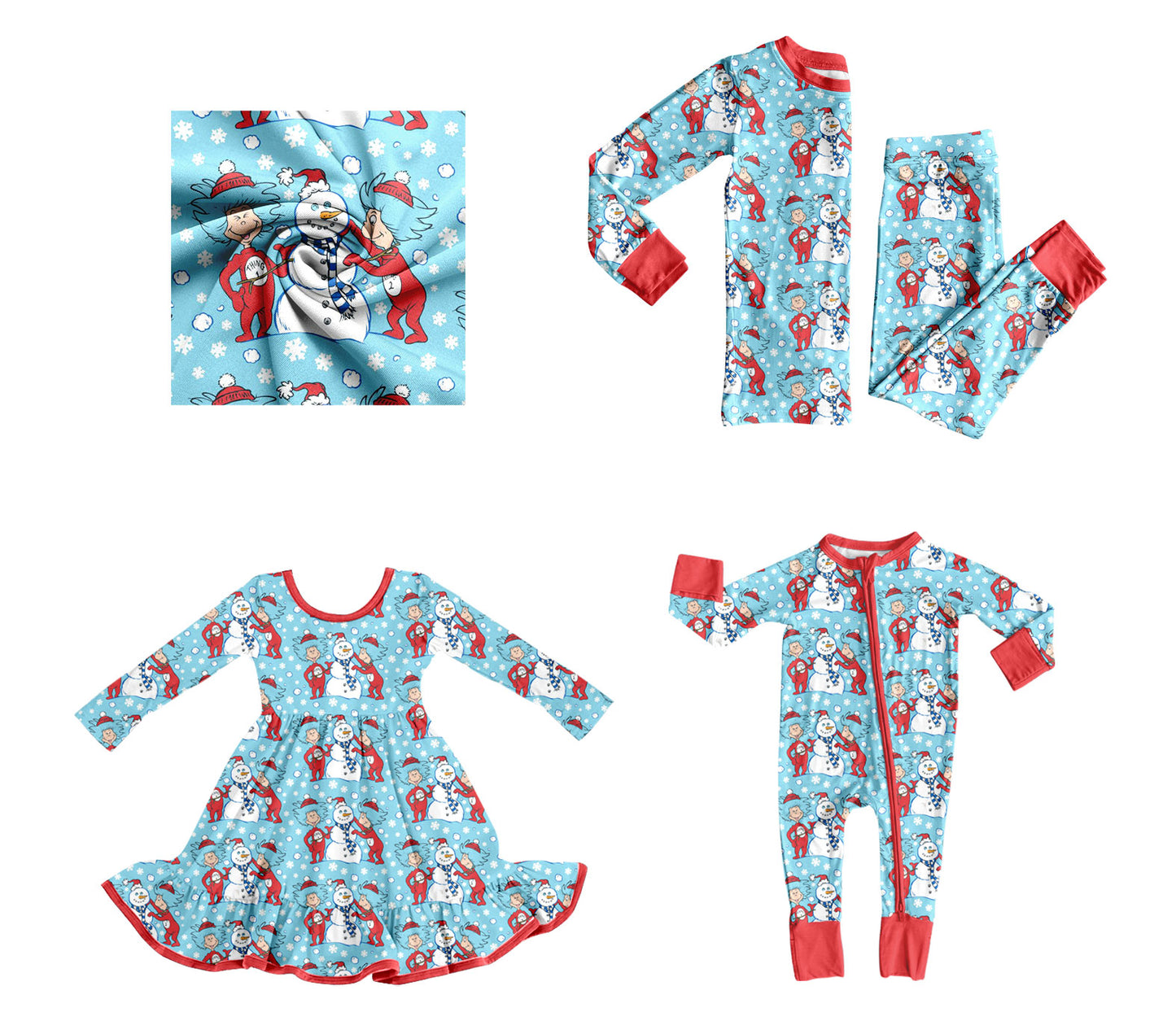 ( Moq 5 Each Style ) Custom Baby Boys Girls Kids Christmas Sibling Romper Dress Set Clothing