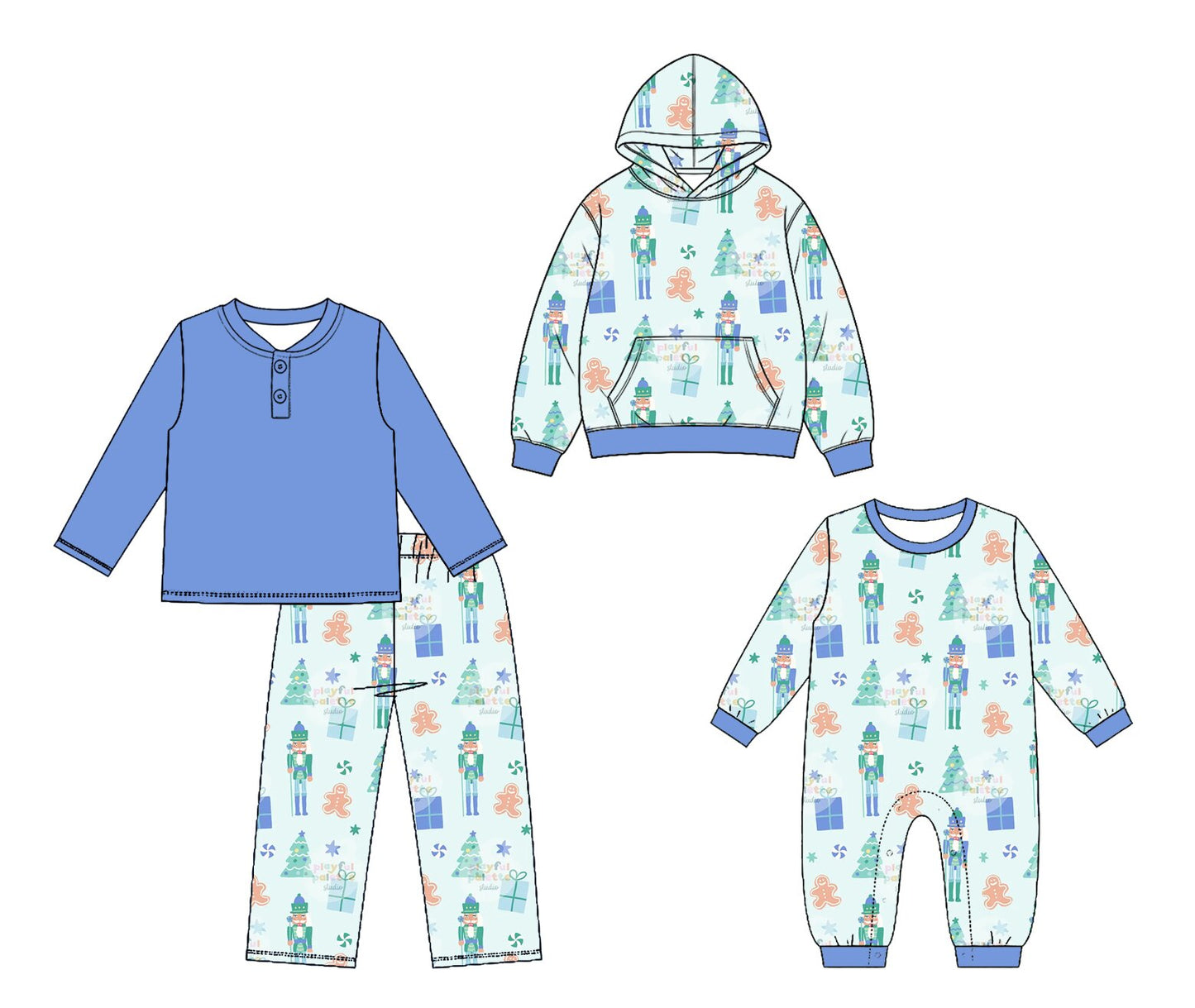 ( Moq 5 Each Style ) Baby Boys Kids Bats Soldiers Christmas Sibling Shirt Romper Set Clothes