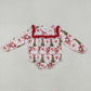Baby Girl Long Sleeves Christmas Santa Tree Bows Plaid Sibling Romper Dress Set RTS