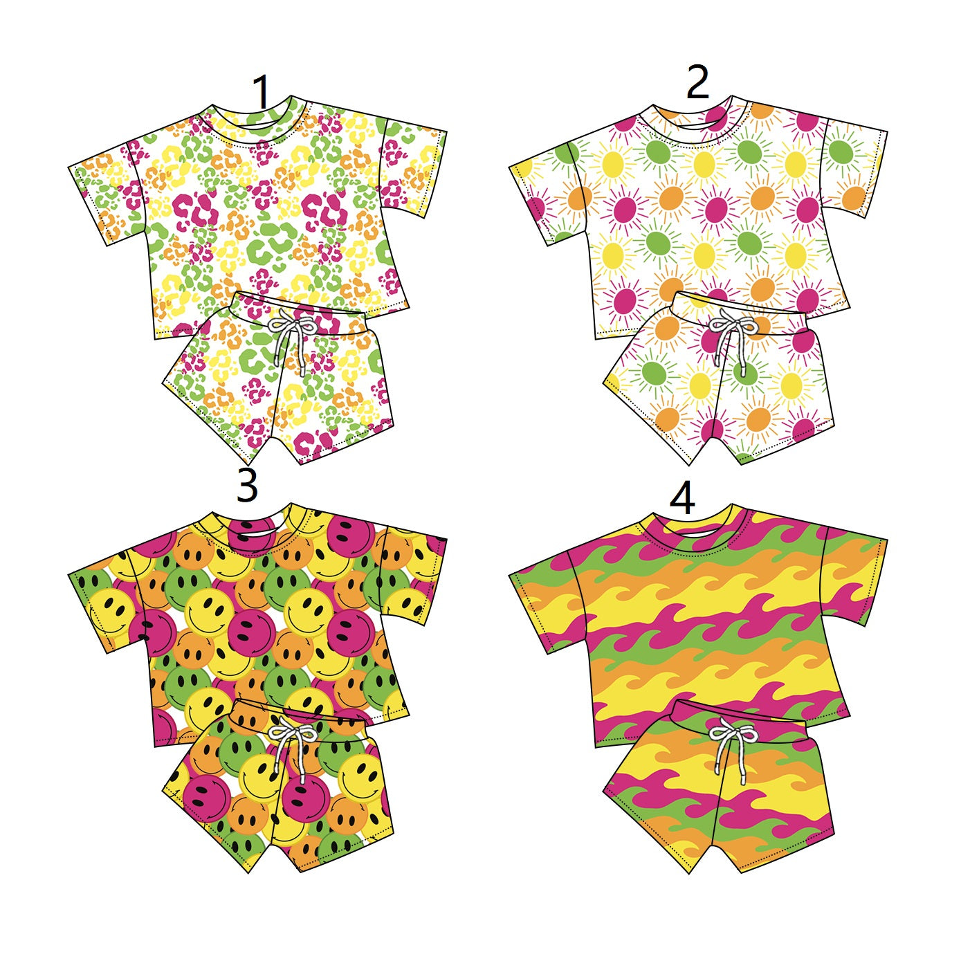 Baby Girl Short Sleeves Shorts Sibling Clothes Summer Set ( Moq 5 Each Design ) 12.10