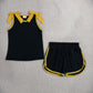 Sibling Baby Girls Kids Sleeveless Bows Shirts Shorts Cotton Sets Summer Clothes RTS