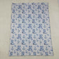 Baby Girls Kids Boots Bows Floral Western Blue Blanket RTS