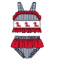 ( Moq 5 Each Style ) Baby Boys Girls Stripes Sibling Team Sets Swimsuits Clothes