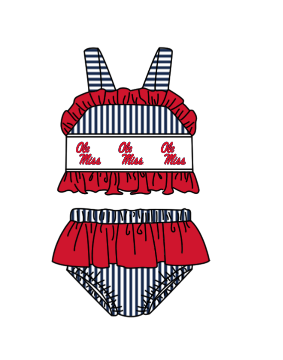 ( Moq 5 Each Style ) Baby Boys Girls Stripes Sibling Team Sets Swimsuits Clothes