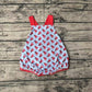 No Moq Pre-order SR0745 Baby Girl Crawfish Ruffle One Piece Romper