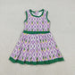 Baby Girls Kids Sleeveless Crawfish Skort Yoga Active Mardi Gras Dress RTS