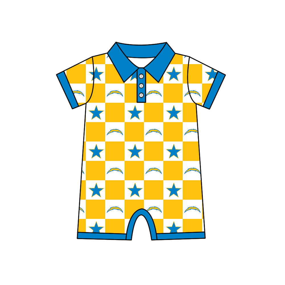 ( Moq 5 Each Style ) Baby Boys Girls Toddler Bows Team Sibling Yellow Shorts Dress Shirt Set Clothes