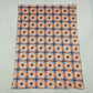 Baby Kids Bats Plaid Halloween Orange Blanket