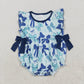 Baby Girl Short Sleeves Bows Ruffle Bubble Romper RTS