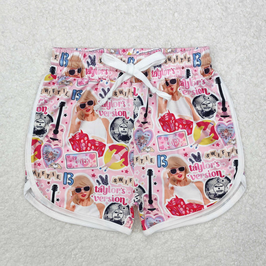 RTS Baby Girl Singer Pink Shorts Bottoms