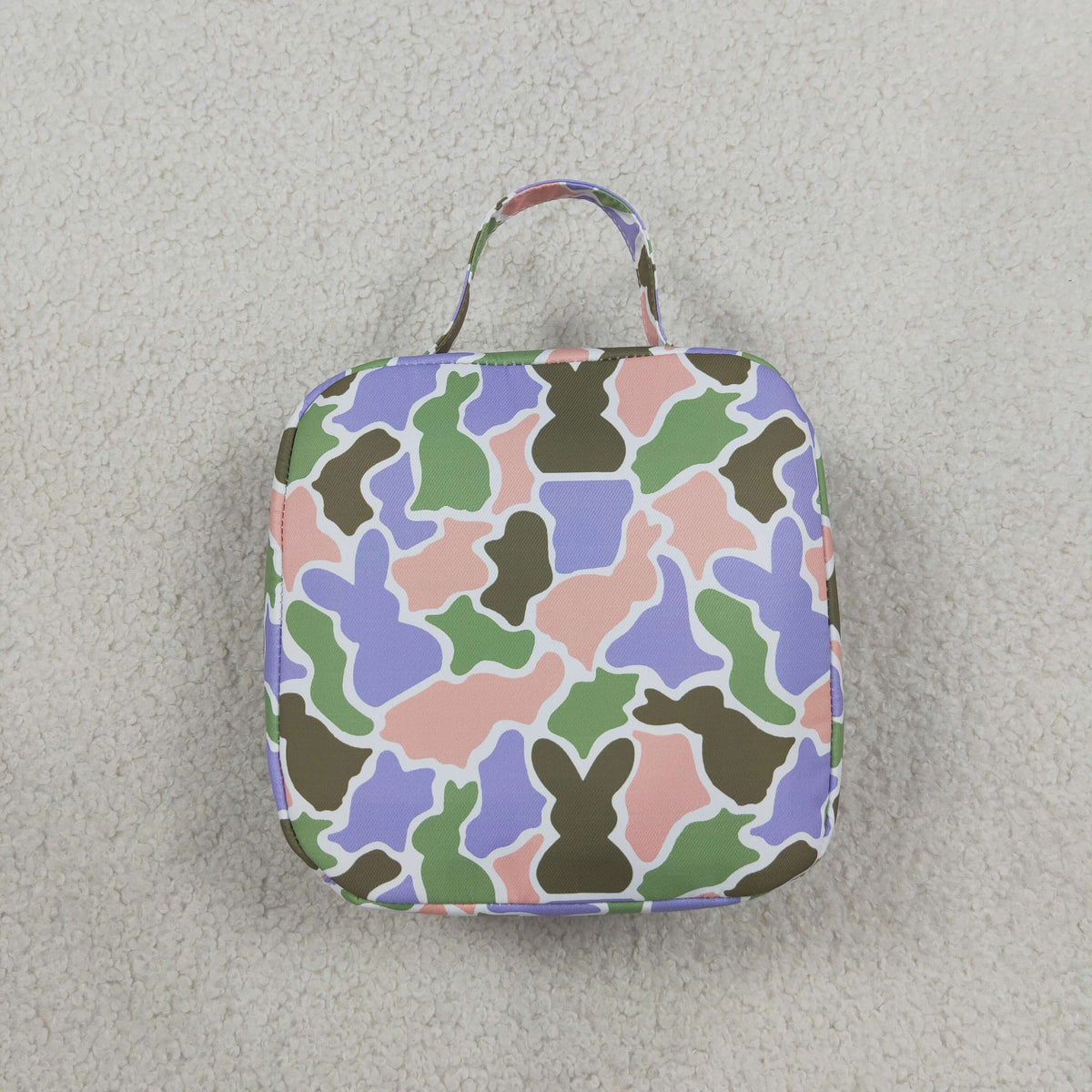 Baby Toddler Kids Easter Rabbits Camo Lunch Box Picnic Thermal Bag RTS