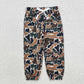 Baby Kids Toddler Grey Camo Bottoms Pocket Pants