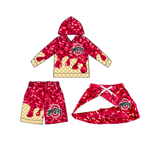 ( Moq 5 each style ) Baby Girl Basketball Bows Sibling Dress Set 5.14