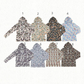 Sibling Adult Women Long Sleeves Hoodie Zipper Camo Pullovers Shirts Clothes RTS