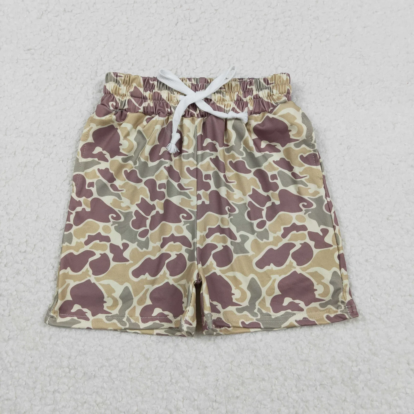 Baby Boys Kids Short Sleeves Deer Shirt Camo Pockets Shorts Summer Clothes Set RTS
