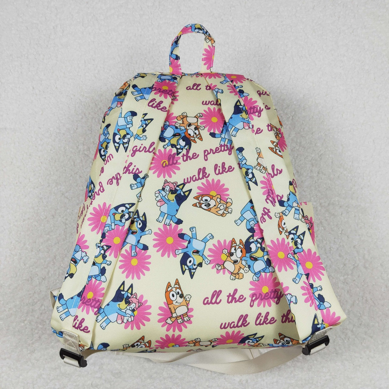 BA0112 Baby Girl Dogs Floral Bag Backpack