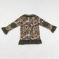 BT0331 Baby Boy Long Sleeves Reindeer Camo Zipper Pullover