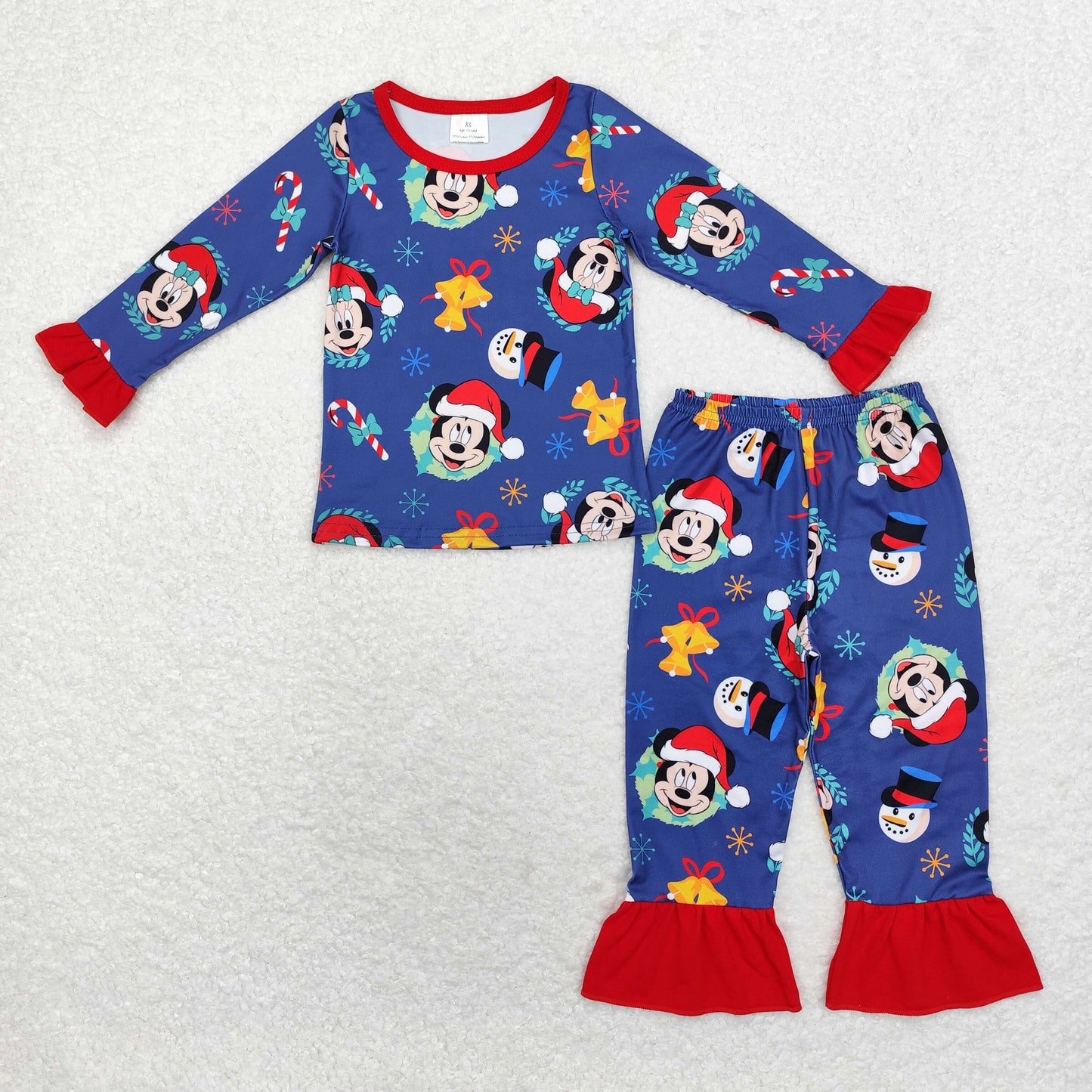 Baby Boy Girl Adult Mouse Sibling Family Christmas Romper Pajamas Set