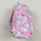 Baby Girl Toddler Colorful Leopard Bows Backpack Bags RTS