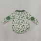 Baby Boys Infant Long Sleeves Ducks Zipper Green Bubble Romper Clothes RTS