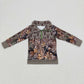 BT0094 Kids Baby Boy Camo Deer Pullover Top