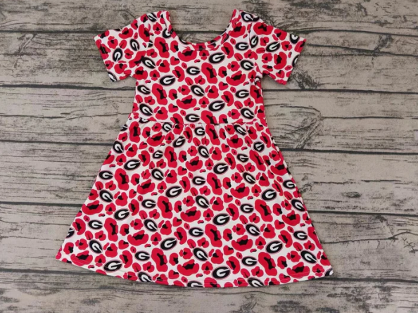 Baby Girl Leopard Team Dress