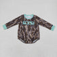 Baby Boy Deer Ducks Long Sleeves Camo Bubble Romper